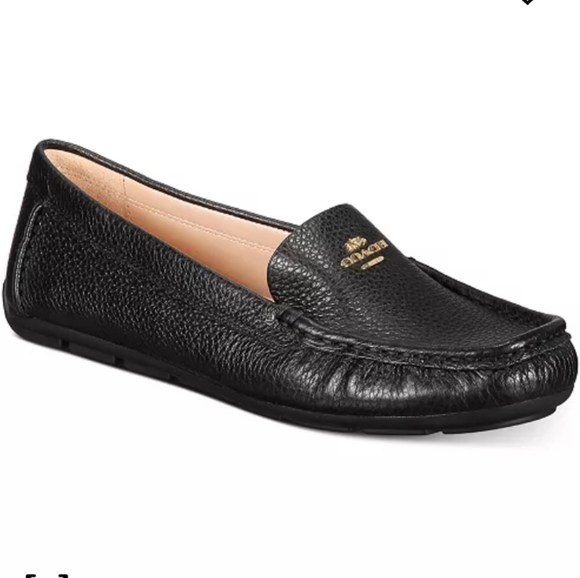 Coach Shoes - Coach Marley Leather Driver Loafers Black -10